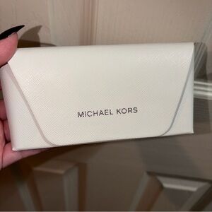 Michael Kors White Eyeglass case